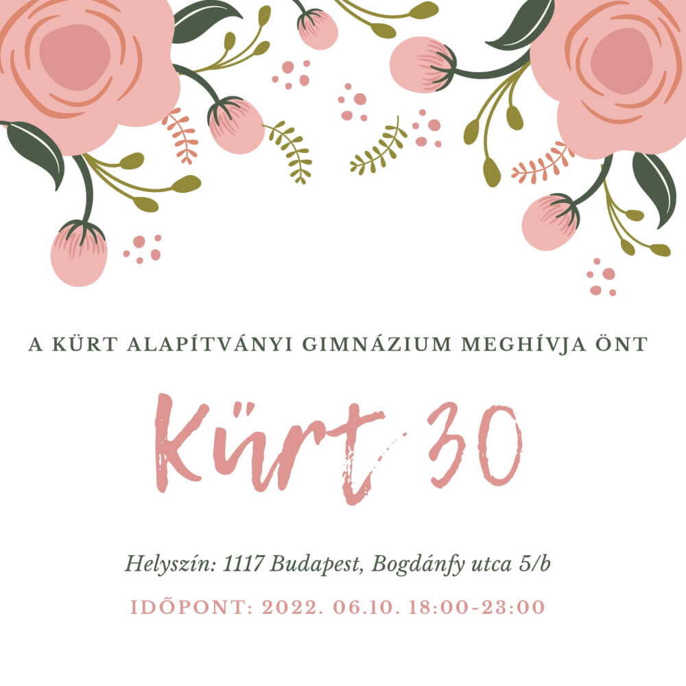 Kürt 30 meghívó