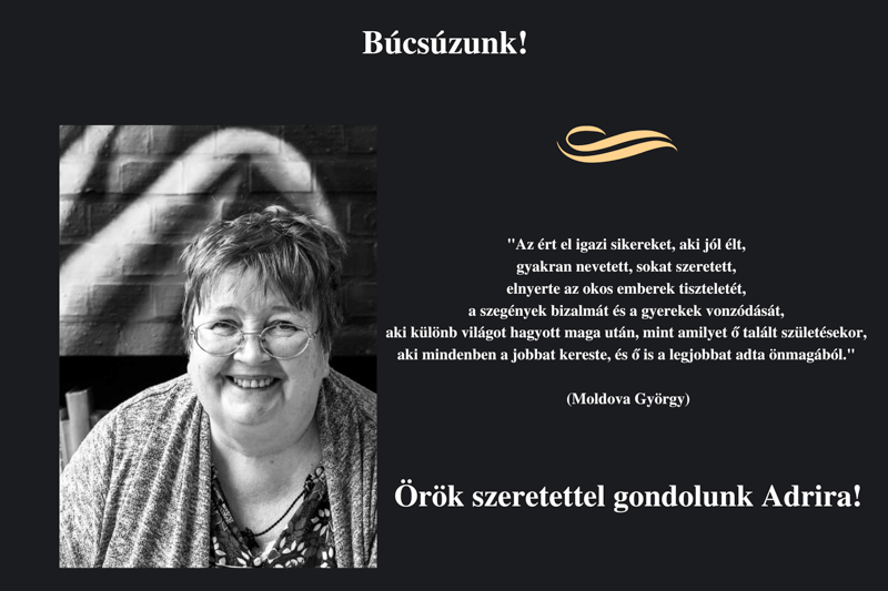 Gyászhír: Adrienne végleg elment tőlünk